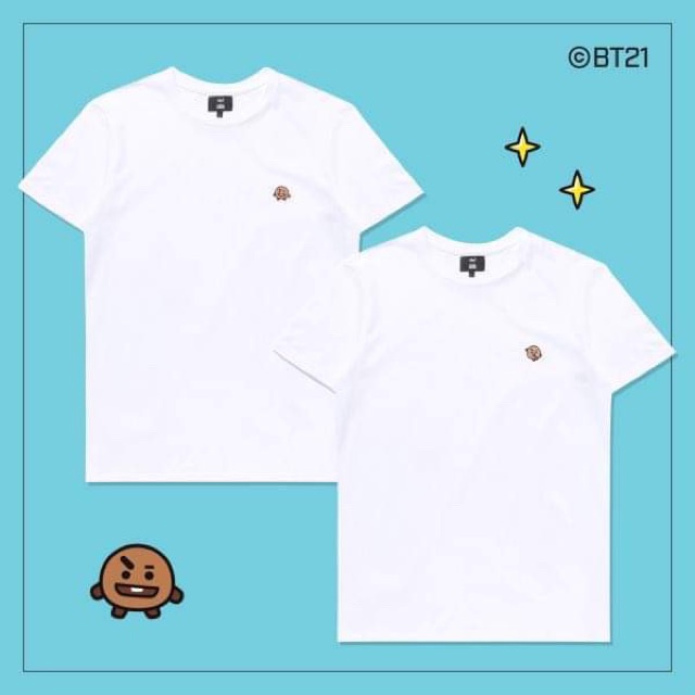 Áo thun BT21 trắng sale