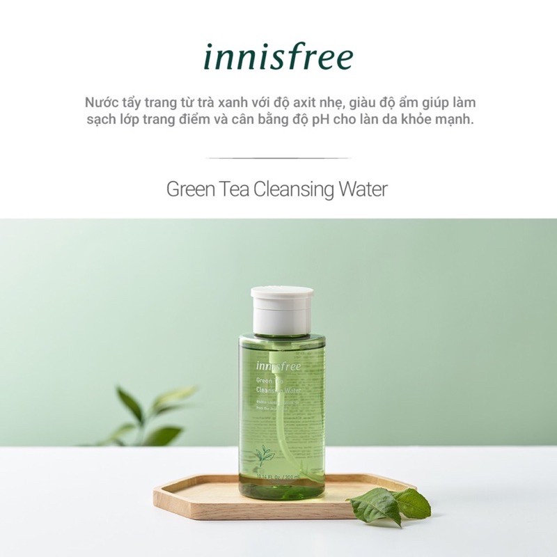 🌿🌿 Nước Tẩy Trang Innisfree Green Tea Cleansing Water