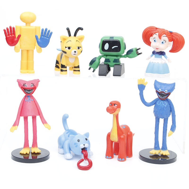 Set 8 đồ trang trí nhân vật hoạt hình trang trí