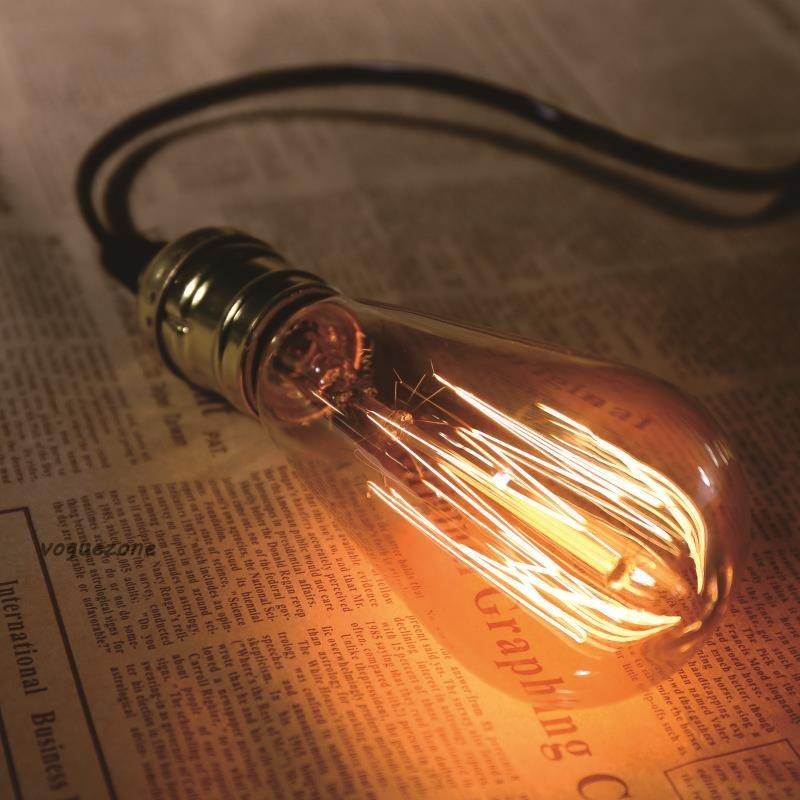 New Industrial Decor Vintage Filament Edison Style E27 Restaurant Cage Light