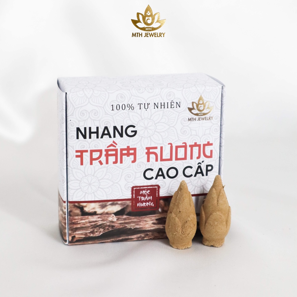 Nhang Nụ Trầm Hương Sạch Trầm Hương Tự Nhiên Organic 100Gram Đóng Hộp - MTH JEWELRY
