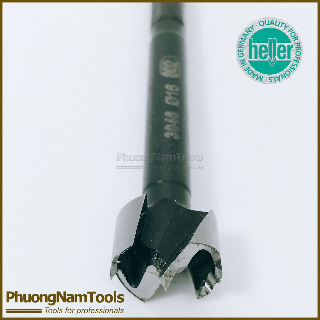 Mũi khoan gỗ 16x60/90 kiểu Forstner tốc độ cao – Heller - Made in Germany