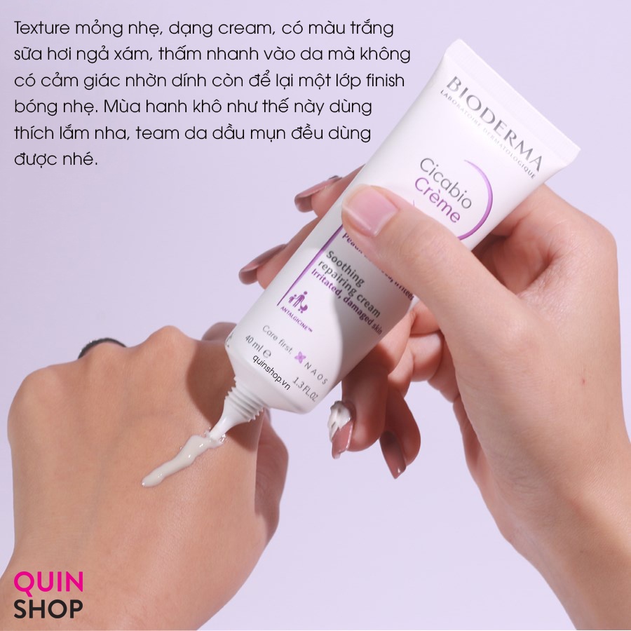 Kem Dưỡng Siêu Dịu Da Bioderma Laboratoire Dermatologique Cicabio Crème