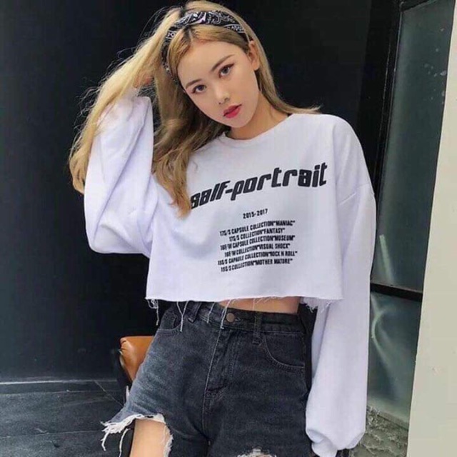 Áo croptop dài tay