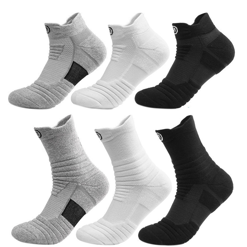 Đôi vớ thể thao cotton thoáng khí chống trượt cho nam