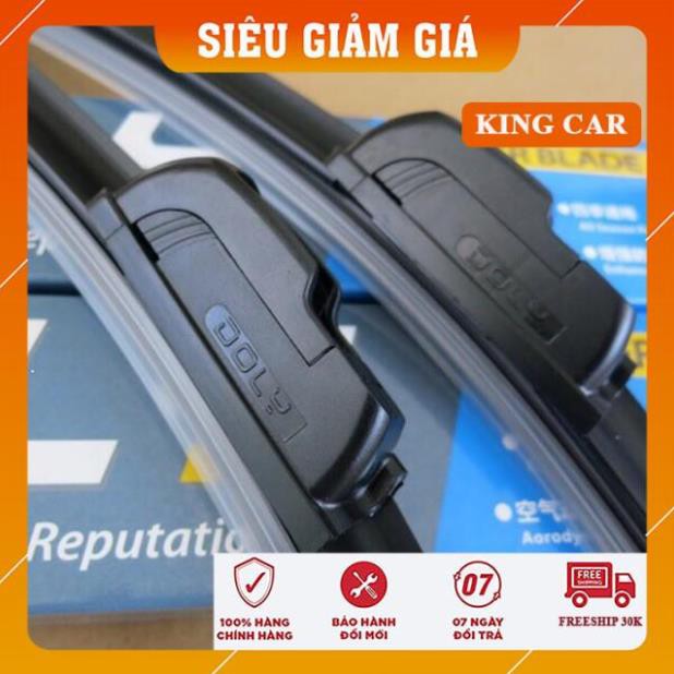 Gạt mưa xe ô tô, gạt mưa silicone Doly chính hãng- gạt sạch, êm ái, hiệu quả - Shop KingCar