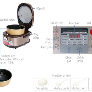 Nồi cơm điện 1.8L Sunhouse Mama SHD8903