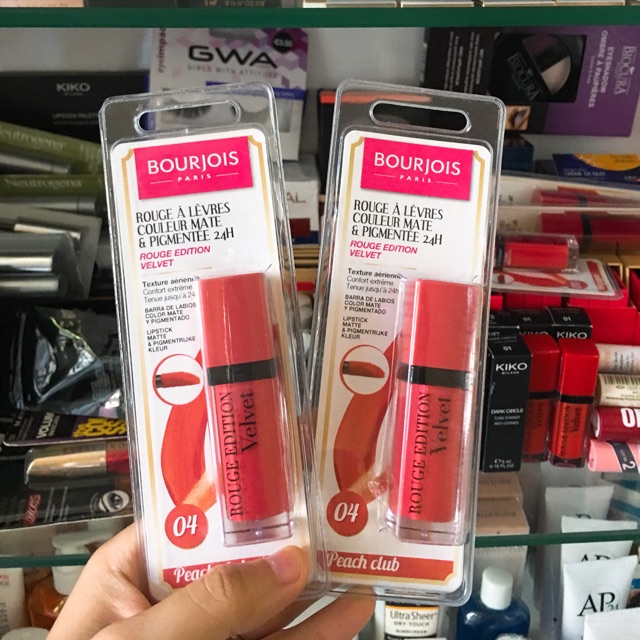 Son Bourjois Velvet 04 ( Ảnh thật shop chụp)