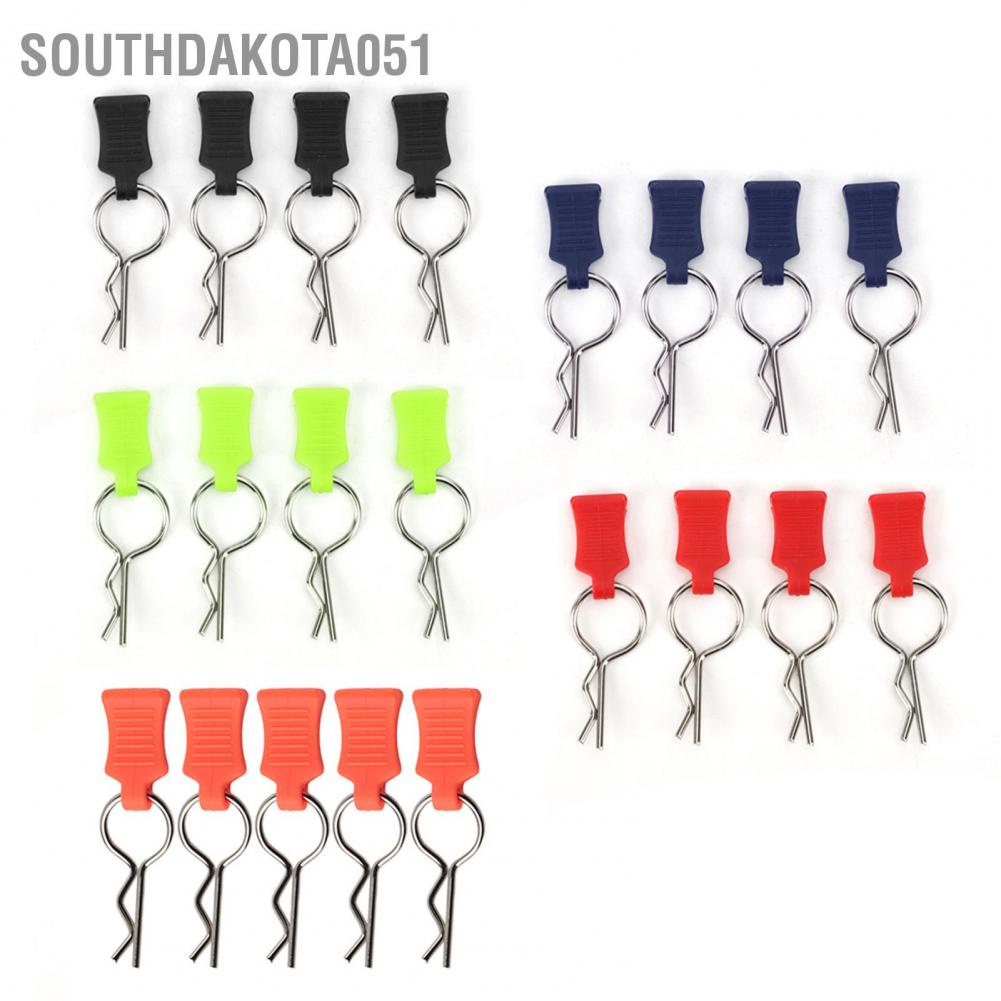 Southdakota051 1/5 1/8 RC Car Body Shell Clip Pin + Fixing Bracket Set Accessory Parts Fit for Traxxas