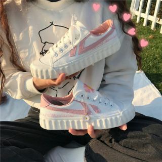 (Giày order) giày hoa cúc ulzzang