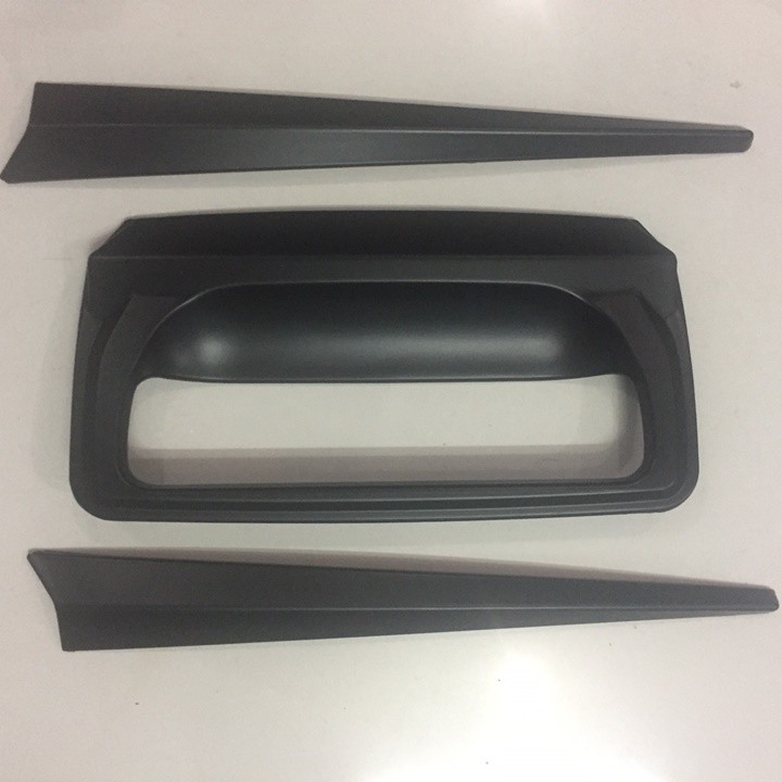 Trọn bộ ốp tay cốp và hõm cốp xe Ford ranger 2015-2019, Ốp tay nắm thùng sau Ford Ranger, Ốp hõm cốp đen