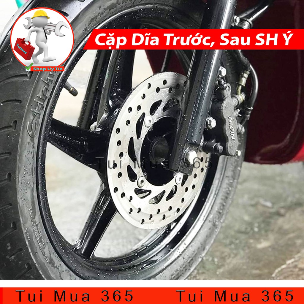 Cặp Đĩa Thắng Trước và Sau Honda SH Dzin Hàng Phụ Tùng