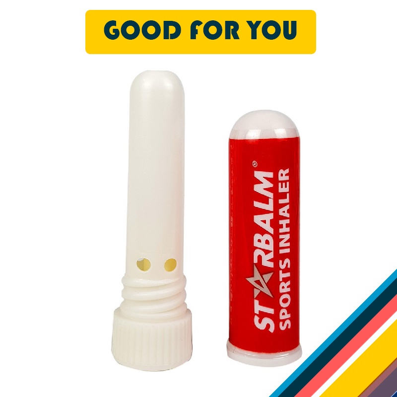 Ống Hít STARBALM Sports Inhaler - Giúp Hít Thở Sâu Tăng Cường Oxy Trong Máu - 1.1g - Hà Lan - Good For You