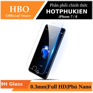 Miếng dán kính cường lực iPhone SE 2020 / iPhone 7 / iPhone 8 hiệu HBO - Hàng chính hãng