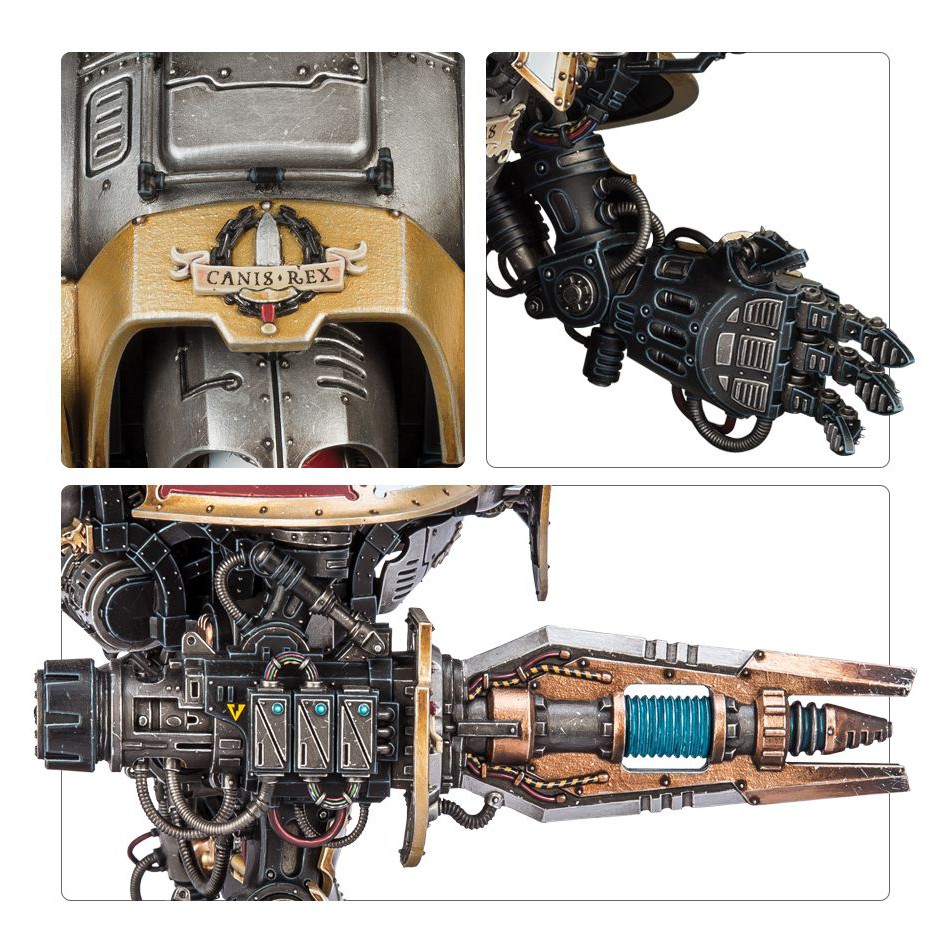 Mô hình nhân vật Warhammer 40k KNIGHT PRECEPTOR CANIS REX