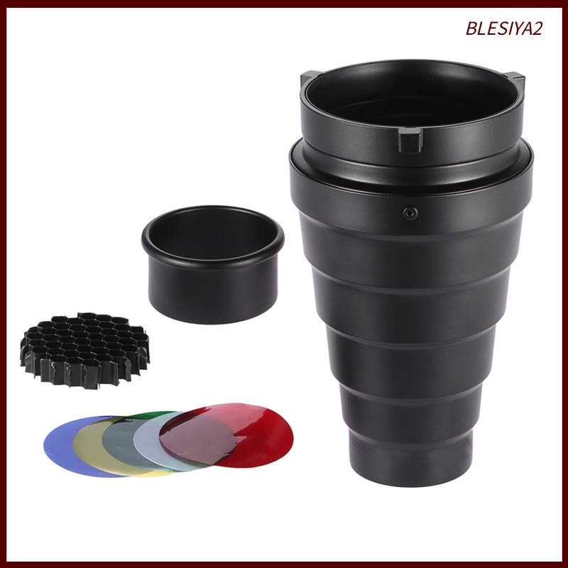 Bộ đầu đèn tạo hiệu ứng hình nón với khung lưới tổ ong cho ngàm Bowens