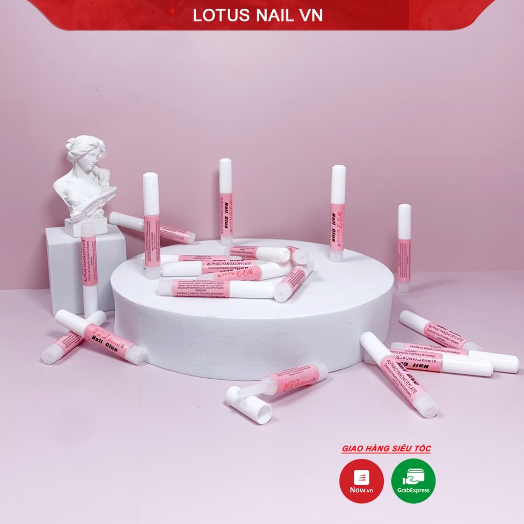 Keo, dũa nail box mini dán móng 2g