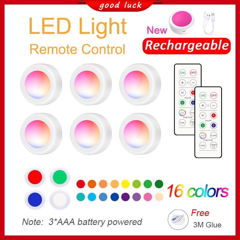 Đèn LED dán tường 16 màu 💥Có Điều Khiển Từ Xa💥 - dán tủ, kệ trưng bày, cửa hàng - Đèn LED Dán Tủ Quần Áo