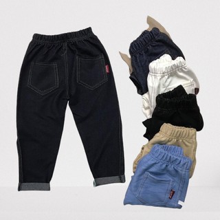 Quần giả jean cho bé Trai |Co giản thoải mái | 8-30kg
