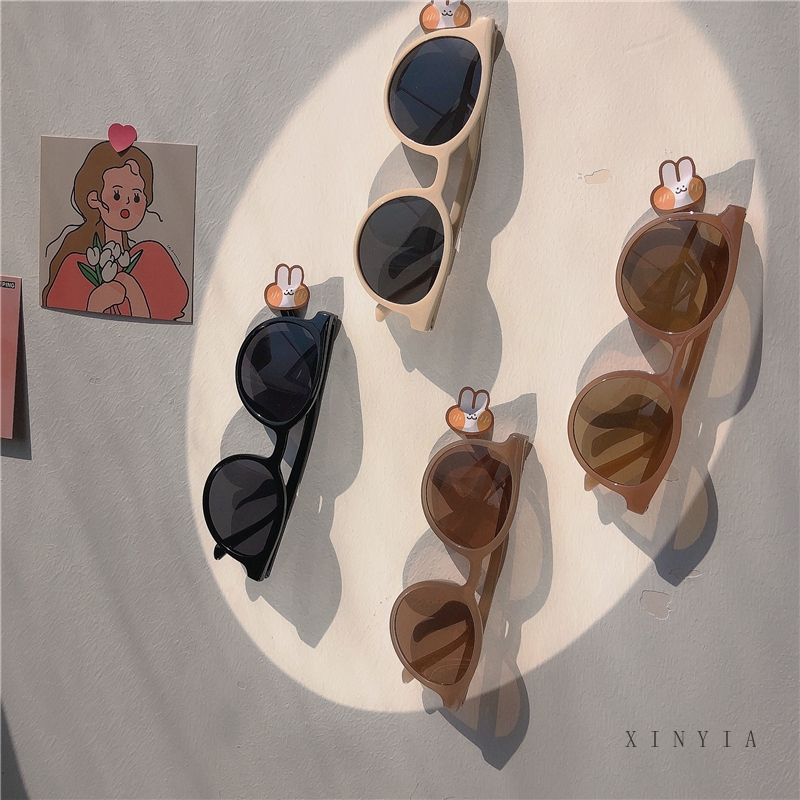 Kính mát kiểu dáng tròn cổ điển chống tia UV UV400 dành cho nữ