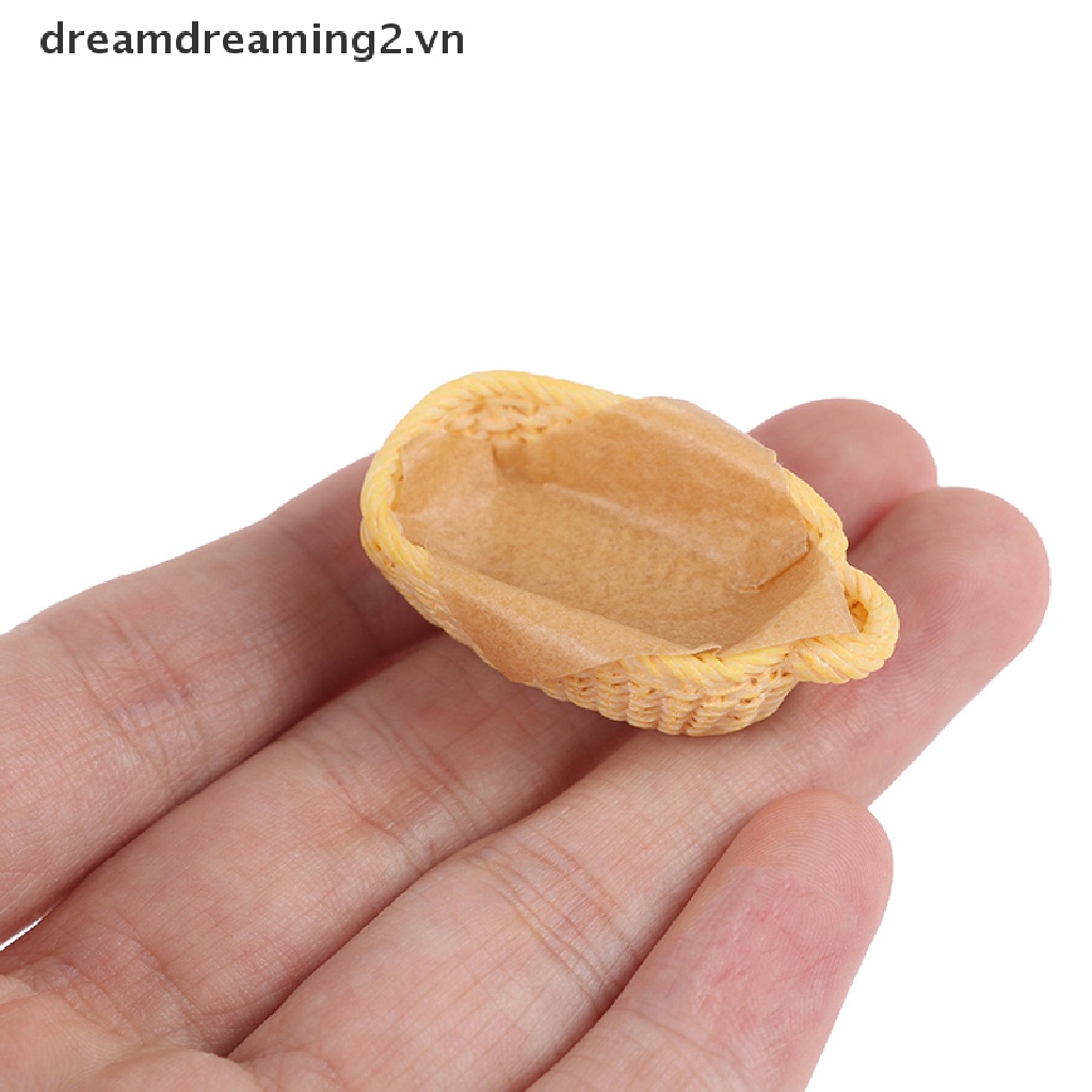 1 Bộ Giỏ Bánh Mì Tỉ Lệ 1: 12 Dành Cho Búp Bê
