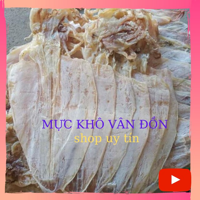 [Bằng Bàn Tay]Gói 15Con Mực Khô Câu Vân Đồn Y Hình, Chất Lượng Ngon Ngọt