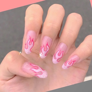 OKDEALS Dán Trang Trí Móng Tay Hình Ngọn Lửa 3D DIY