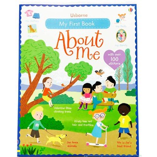 Dính dán - Usborne sticker book - About me