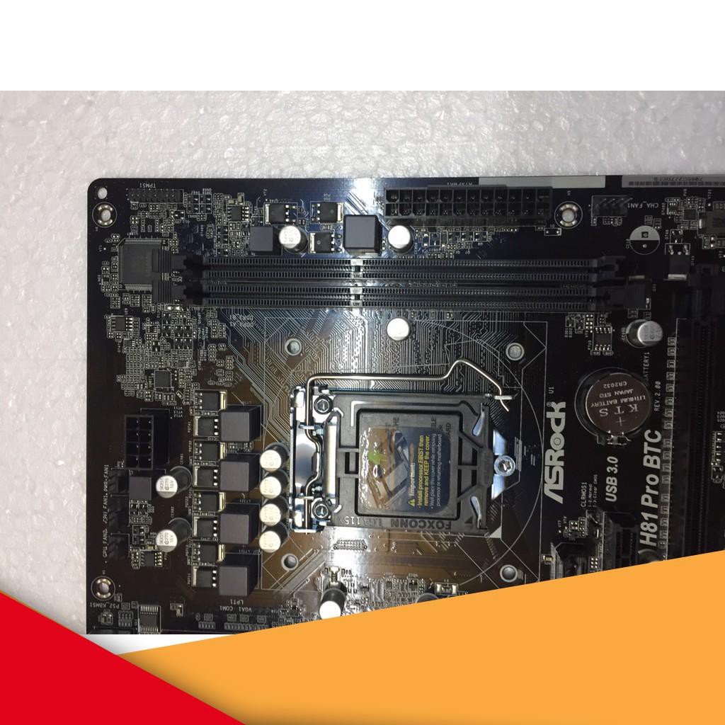 {SALE} MainBoard H81 Asrock Pro BTC đào Bitcoin