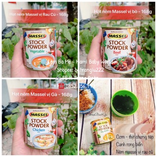 Hạt nêm Massel Stock Powder Úc 168g