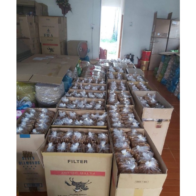 |25 CÁI| Combo tiết kiệm, bánh tráng mắm ruốc satế, đặc sản đà lạt 5 gói