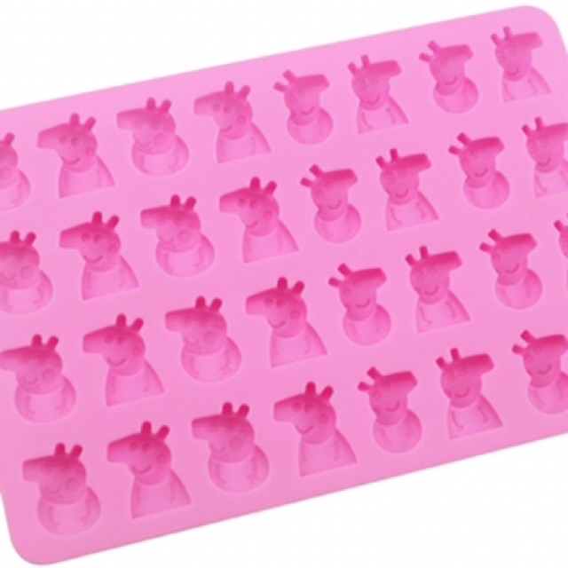 Khuôn silicon con heo Peppa