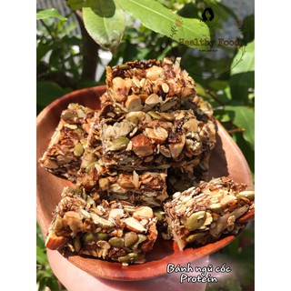 Bánh ngũ cốc protein healthy 150gr Ko đường HFVK -Thanh granola bar dinh dưỡng sấy giòn nhiều loại hạt-Thanh ngũ cốc