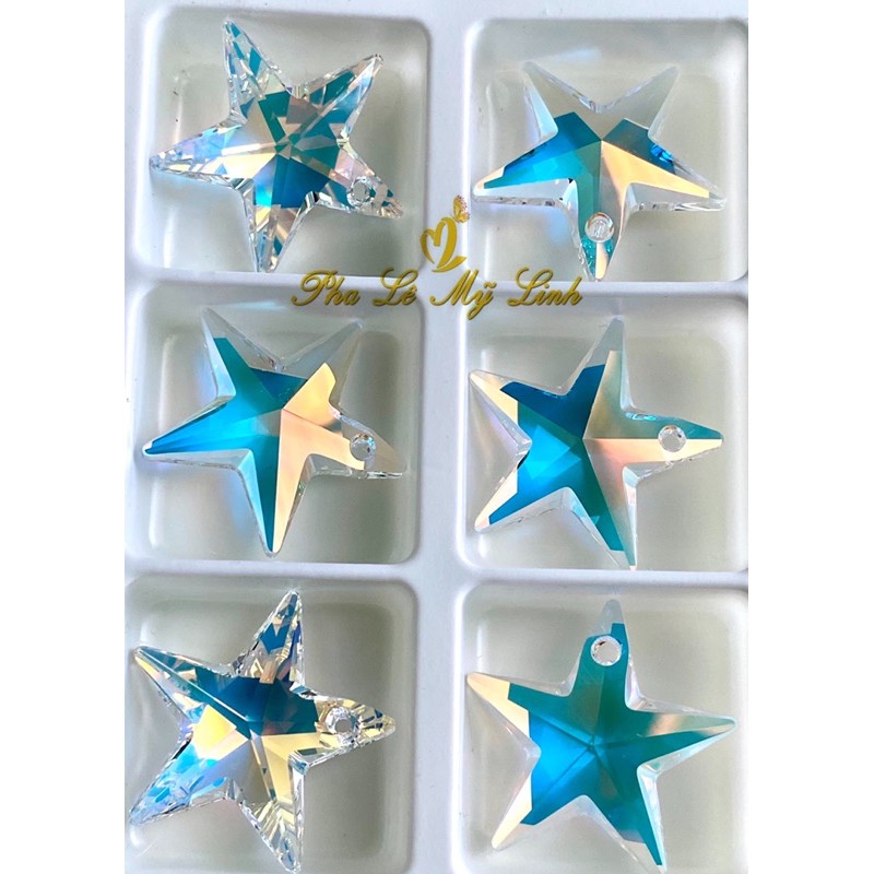 Mặt dây pha lê Swarovski ngôi sao may mắn