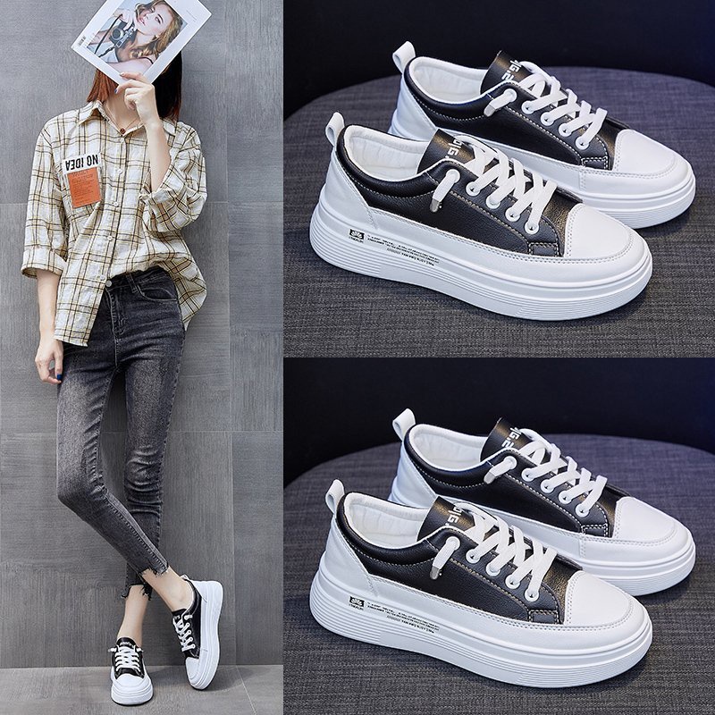 Giày sneaker độn đế 5p năng động dành cho nữ phong cách Hàn Quốc (KM08)