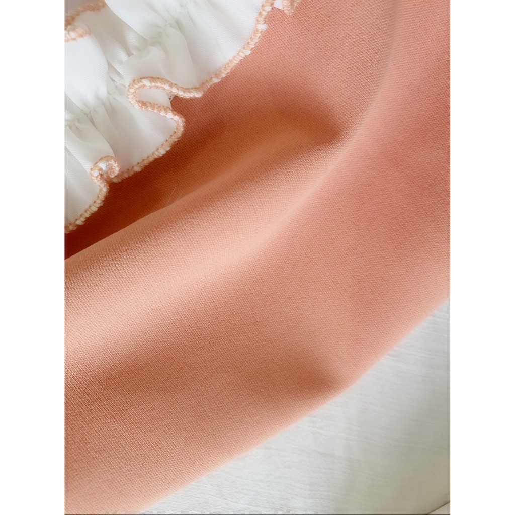 Đầm hầu gái cho bé đẹp❤️ FREESHIP ❤️ Váy trẻ em dáng dolly hồng nude chất đũi cotton size 5kg - 18kg