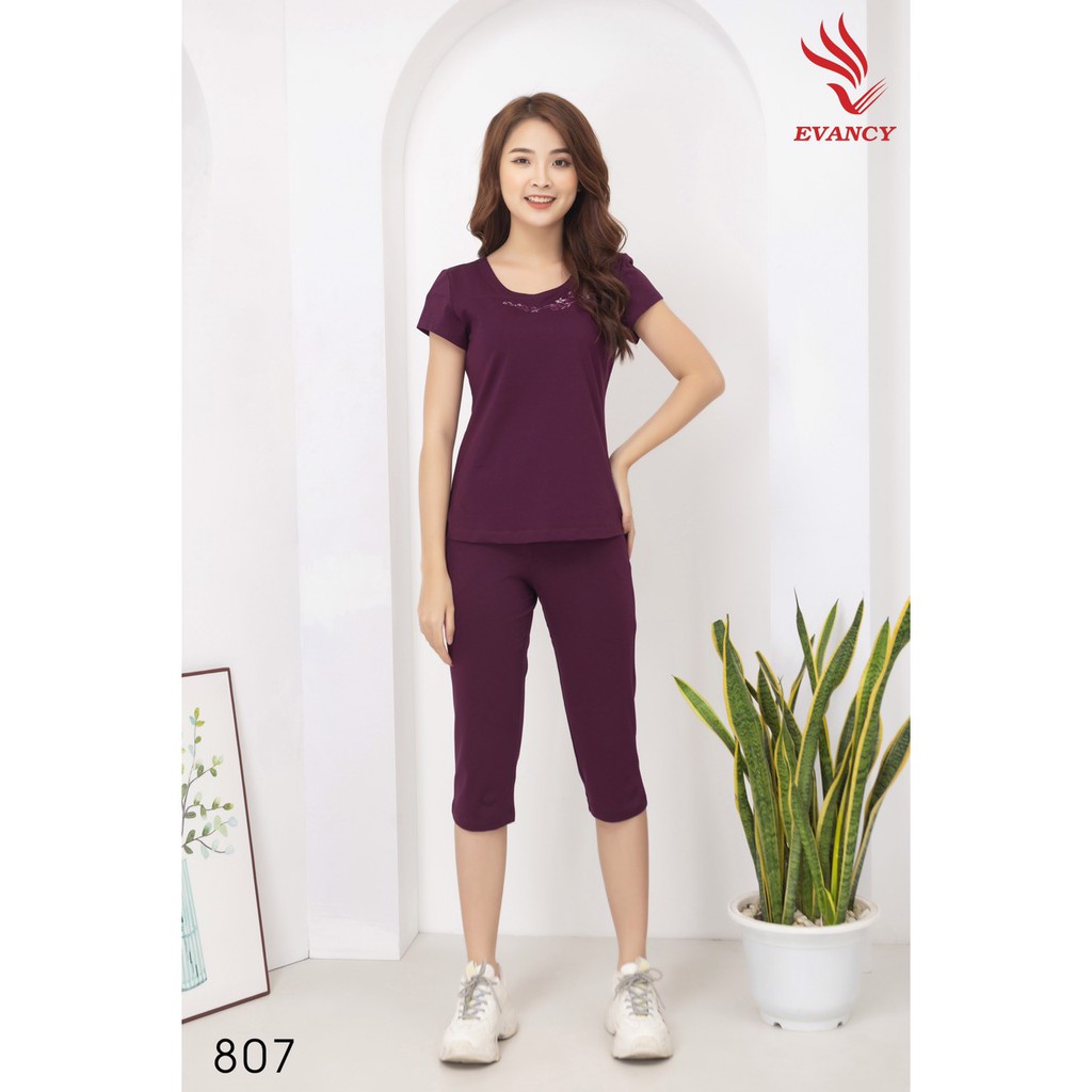 ♥️BỘ MẶC NHÀ EVANCY 807 ♥️ size ĐẾN 70kg🌼 Thiết kế đơn giản dễ mặc | BigBuy360 - bigbuy360.vn