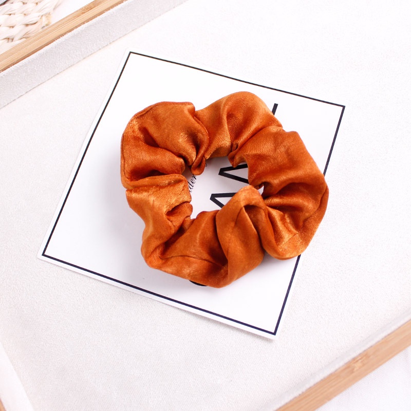 DÂY BUỘC TÓC/ CỘT TÓC SCRUNCHIES  CÓ SẴN   10CM, SATIN VÂN, TINH TẾ, SANG TRỌNG, TIỆN DỤNG, CT.M14