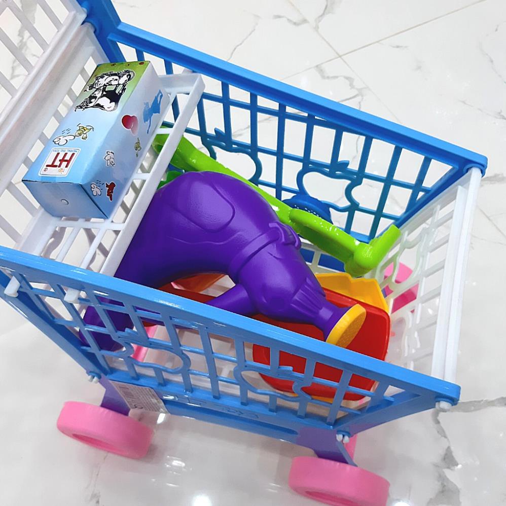 Xe đẩy siêu thị đồ chơi cho bé  HT7658