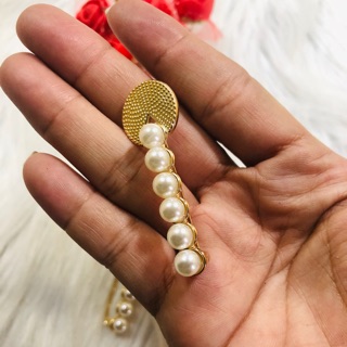 Cài áo kim tây đính hạt. kt 1,5 x 5cm