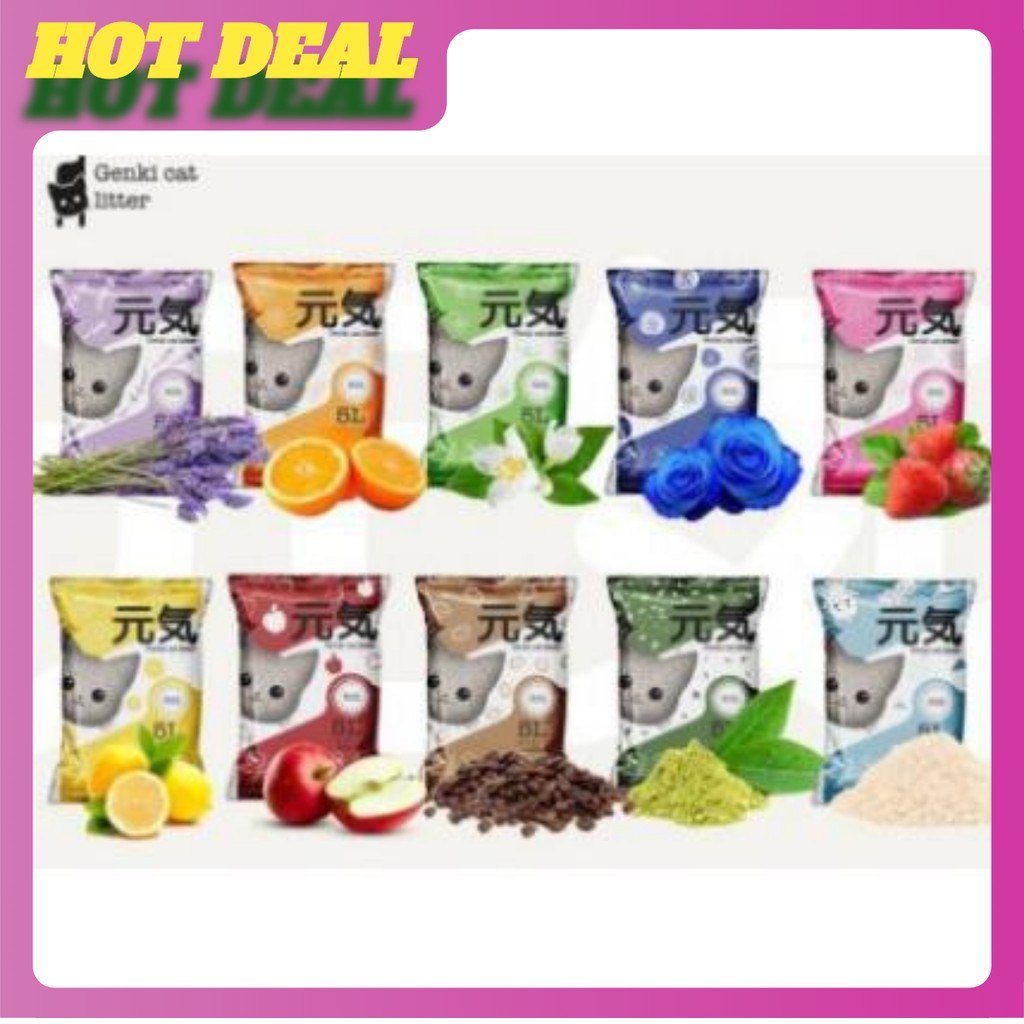 Cát vệ sinh cho mèo Genki
