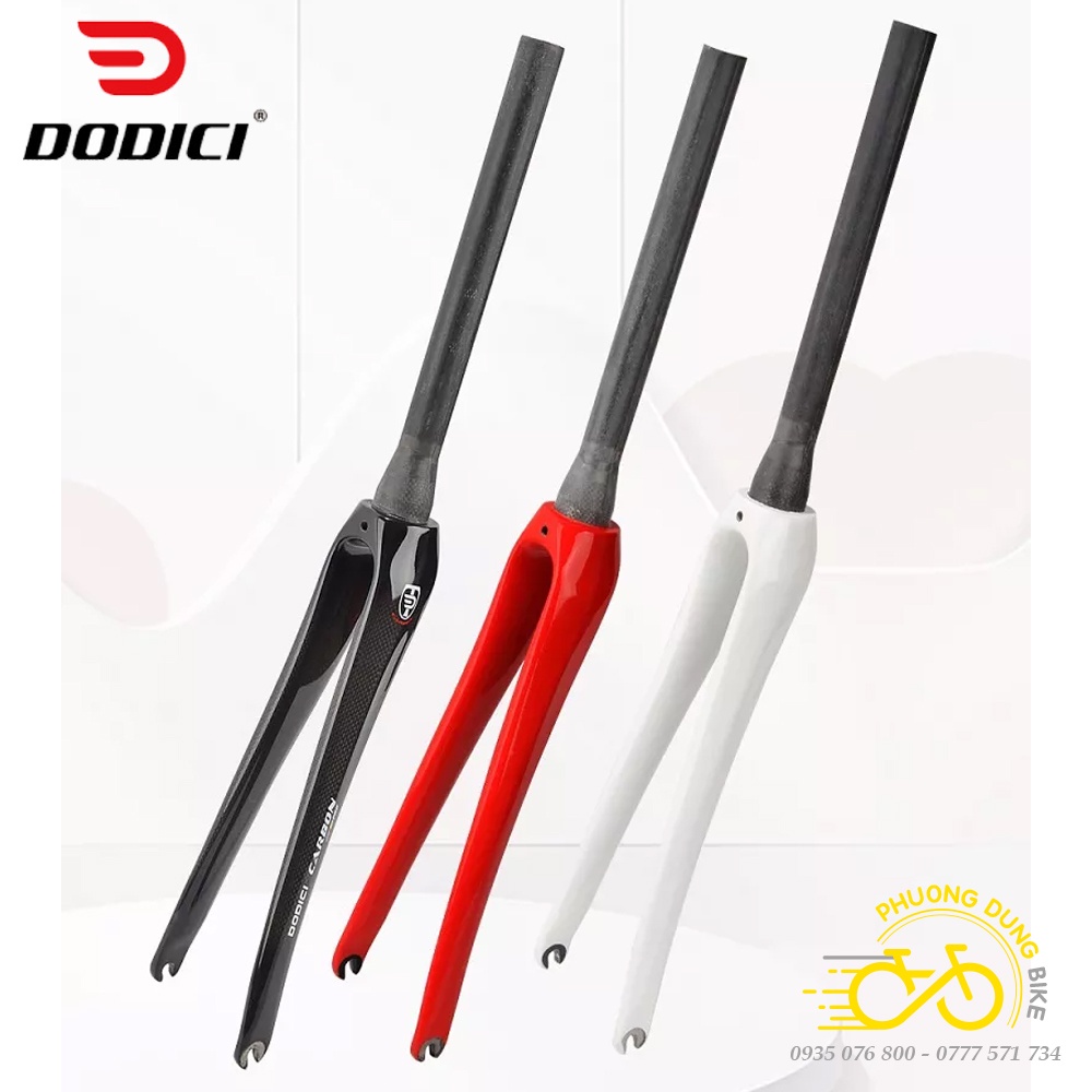 Phuộc (Fork) xe đạp đua Carbon T800 DODICI 700C