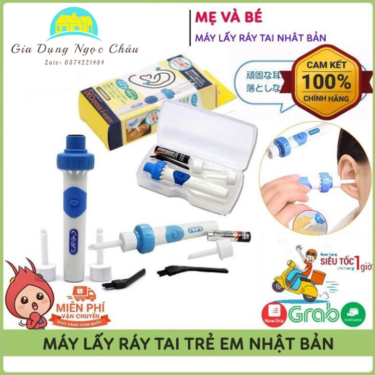 Máy Lấy Ráy Tai Trẻ Em, Máy Hút Ráy Tai Tự Động Nhật Bản Cho Gia Đình, An Toàn Tuyệt Đối Khi Sử Dụng Bảo Hành 12 Tháng