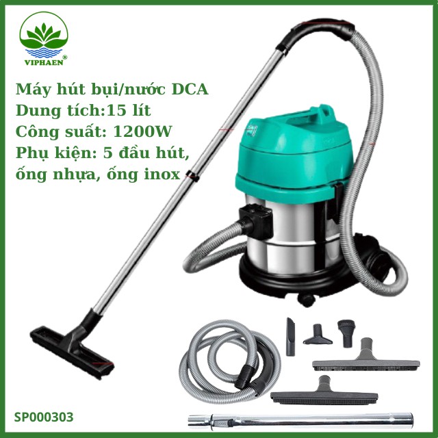 Máy Hút Bụi Nước DCA AVC15, Máy Hút Bụi Công Suất 1200W, 15 Lít | BigBuy360 - bigbuy360.vn