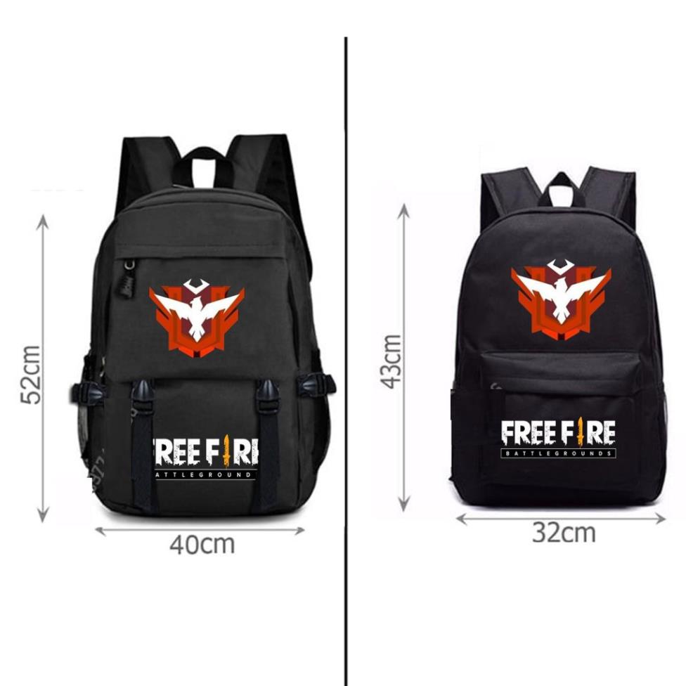Balo Đi Học Logo Game Free Fire Rank Huyền Thoại Cực HOT chất siêu đẹp