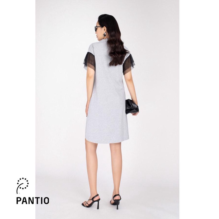 FDD5039 - Đầm thun công sở chất liệu Cotton tay ren - PANTIO