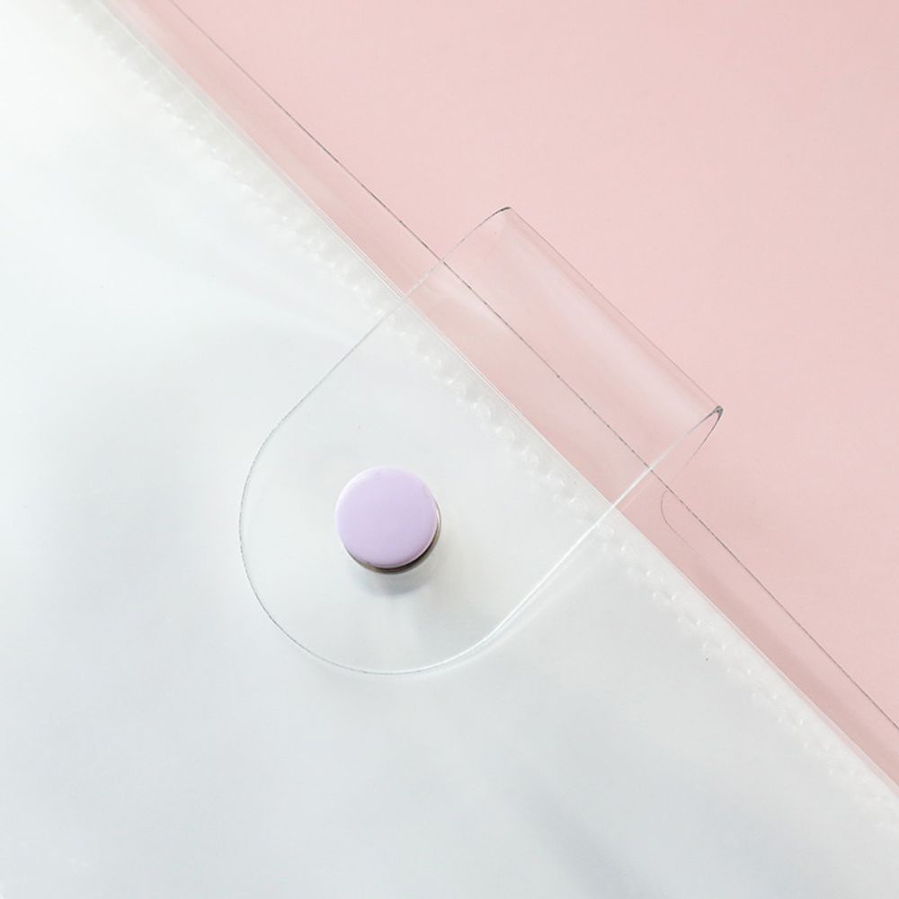 LLOYD Multi Function Stickers Album School Binder Notebook Stickers Binder Transparent Loose Leaf Agenda Journal Stickers Organizer Card Collection Photocards Organizer