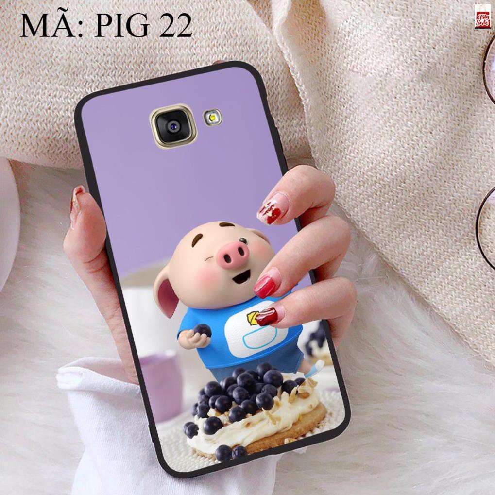 Ốp lưng Samsung A5 2016 viền dẻo TPU BST Heo Con cute