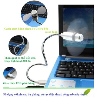 Quạt usb mini có công tắc
