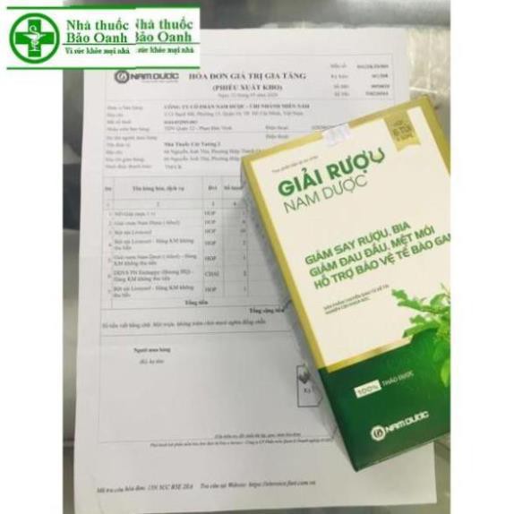 Giải rượu nam dược